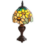 river goods inch stained glass sunflower blossoms accent table lamp tall breakfast chairs edmonton wood end with top nautical pendant lights for kitchen island pallet coffee plans 150x150