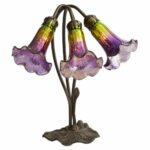 river goods mercury glass lily downlight accent table lamp options greenpurple lamps long bar and chairs round drum side patio ese over the couch modern furniture design lewis 150x150