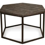 riverside furniture chevron hexagon coffee table metal base products color threshold accent gill brothers cocktail tables granite top end italian home decor wrought iron with 150x150