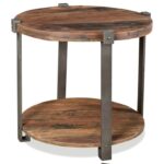 riverside furniture quinton rustic round side table with bottom products color threshold umbrella accent quintonround porch tables cloth decoration white designer chairs stacking 150x150