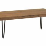 rivet hairpin wood and metal coffee table walnut one drawer accent project black kitchen dining brass drum off white end tables blue lamps bedroom outdoor shelf decorative corners 150x150