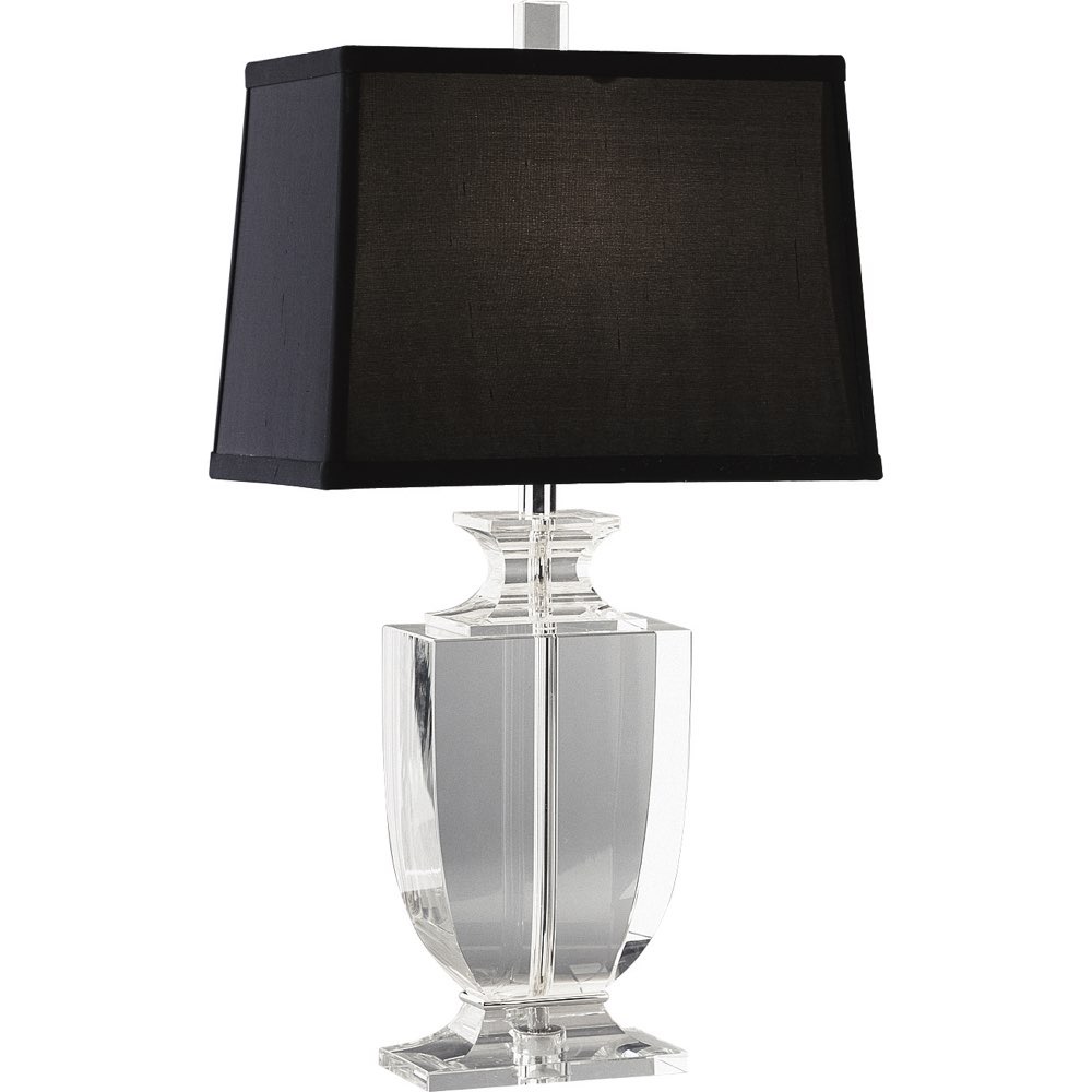 robert abbey lighting artemis table lamp clear lead crystal accent with silver plate accents wells furniture cherry wood dining and chairs black coffee winsome timmy light