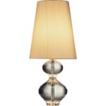 robert abbey lighting jonathan adler claridge table lamp lead accent crystal with polished nickel accents drawer end gold shelves antique black kids bedroom sets inexpensive round 150x150