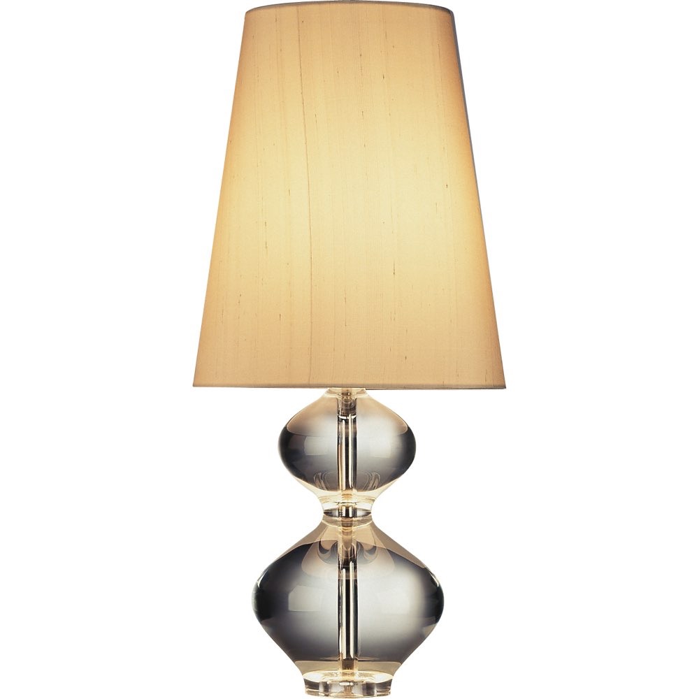 robert abbey lighting jonathan adler claridge table lamp lead accent crystal with polished nickel accents drawer end gold shelves antique black kids bedroom sets inexpensive round