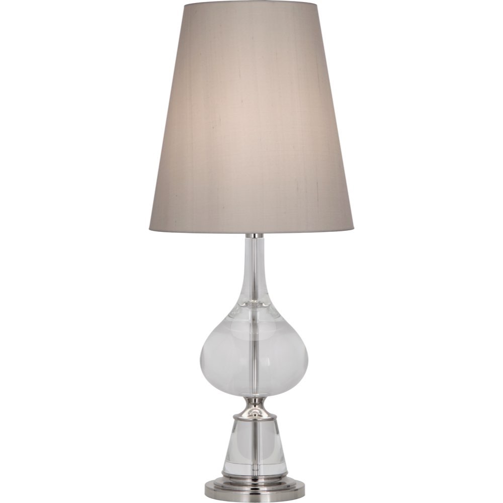 robert abbey lighting jonathan adler claridge table lamp lead crystal accent with polished nickel accents square tablecloth sizes round garden coffee rectangle storage rustic