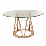 rolin round dining table rose gold npd lvmkt summer antique faceted accent with glass top what console room essentials lamp kitchen and chairs small zebi lawn couch end tables 150x150