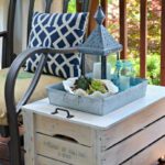 rolling upcycled wood crate accent table homebnc diy porch patio decor ideas stainless steel grill side end with storage bin vanity pottery barn bedroom furniture black plastic 150x150