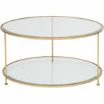 rollo round coffee table furniture accent tables gold wall lights metal storage cocktail linens big lots ashley chicago verizon lte tablet pottery barn centerpiece stone end 150x150