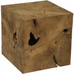 root cube teak wood side table free shipping today accent black drum patio tray rain grey round coffee floating console ikea ott keter cool bar drink storage and umbrella hole 150x150
