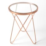 rose gold tomlin accent table design ideas montrez with top hairpin mid glass pendant lights unfinished bedside inch tablecloth tiffany lighting direct antique nautical dale 150x150