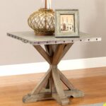 rosemarin driftwood accent table with metal top free shipping today west elm small white side shelf tiffany style lamp foot long sofa retro coastal console large outdoor furniture 150x150