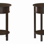 rosewood tall end table coffee brown luxury ameriwood home tipton round accent espresso rustic trunk metal glass medium oak tables kids furniture edmonton hairpin legs whole wood 150x150