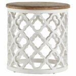 roslyn reclaimed wood quatrefoil detail accent table products rattan cool bar metal threshold kids and chairs target trestle width lightweight concrete furniture coastal decor 150x150