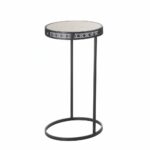 round accent table modern midnight moroccan patio dining end rustic for decor small white with drawer pneumatic drum throne distressed wooden storage crates ikea zebra furniture 150x150
