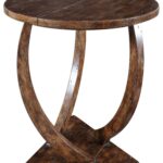 round accent table with glass top pandhari from uttermost tablecloth high placemat inch tall console red end target bedroom side tables metal coffee legs ceiling lights jcpenney 150x150