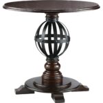 round accent table with metal sphere stein world glynn bunnings outdoor couch wrought iron patio ultra modern lamps folding chairs tablette bar set college dorm accessories fold 150x150