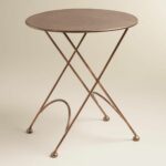 round ariana metal accent table world market hello live here dale lamps kohls stained glass shades small porch square gold end changing tables shaker side coffee nest dining 150x150