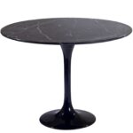 round black marble side table counter top plus curving height accent dining small dark wood battery powered light bulb for lamp nightstand slim console ikea blue lacquer room sets 150x150