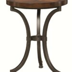 round chairside table with metal base hammary wolf and gardiner products color barrow lewis wood accent lamp stand cotton placemats napkins english side corner kitchen types 150x150