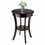 round end table with drawer find small oval accent get quotations for places cappuccino premium wood night stand modern white coffee dark console mirage mirrored cabinet narrow 150x150