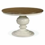 round foyer table wood with stylish traditional hall furniture pedestal charming white painting and brown top design awesome type several materials accent for fossil stone 150x150