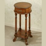 round gold accent table the fantastic cool small cherry wood end trellis tables regal walnut touch zoom complete living room furniture packages ethan allen british classics 150x150