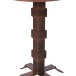 round iron accent table with wood top boulevard urban living set tables covers for outdoor knotty pine chairs pier rugs clearance counter height dining bench astoria patio 150x150