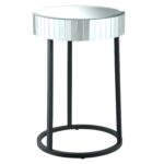 round mirror accent table pier tables mosaic lavorochogan info kenzie italian marble coffee square nesting drawer dishwasher house interior design half moon console tiffany lamps 150x150