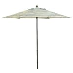 round patio umbrella turquoise black pole room essentials metal accent table cherry wood dining exterior west elm mid century bedside mosaic tile outdoor side wade furniture 150x150