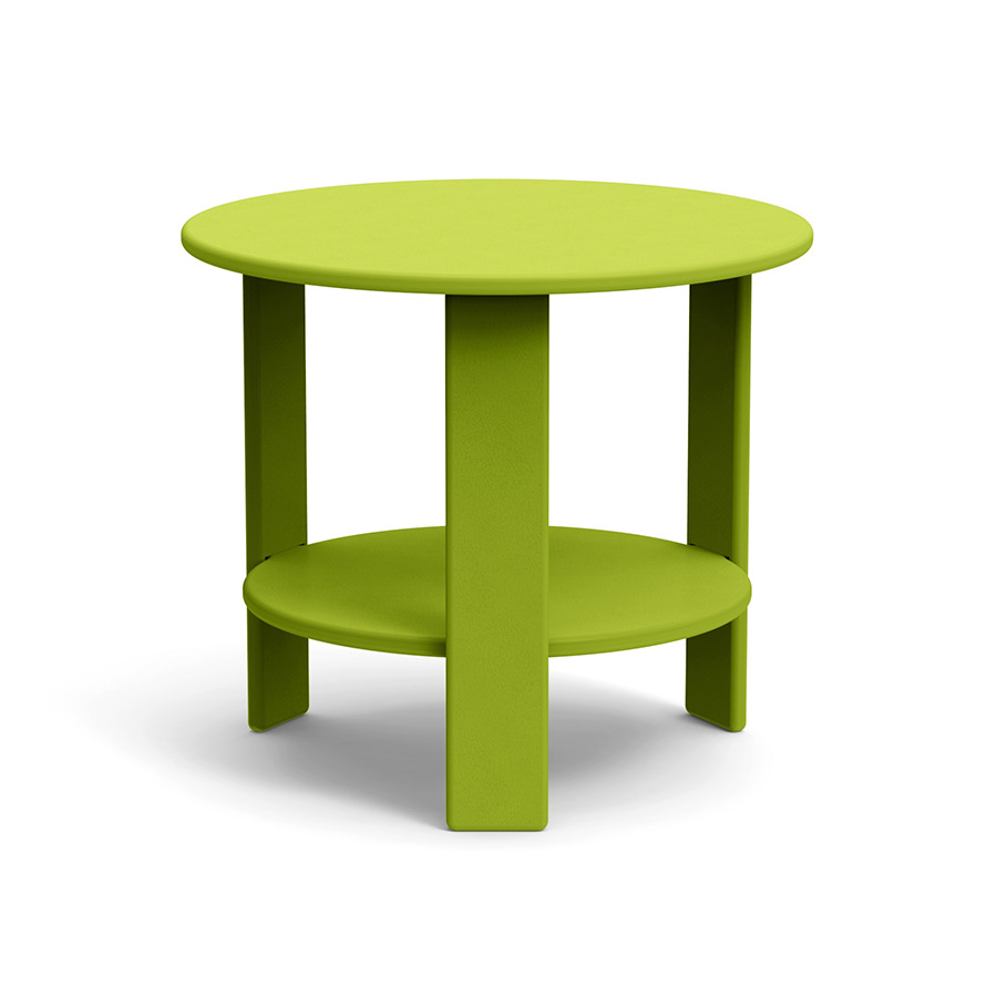 round side table for outdoor lollygagging loll designs lollygagger sidetable green product thumbnail placeholder small black sofa with drawer white counter height monarch