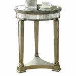 round silver accent table bizchair monarch specialties msp main our contemporary diameter with mirror finish brushed nautical themed side restoration hardware leather chair tall 150x150