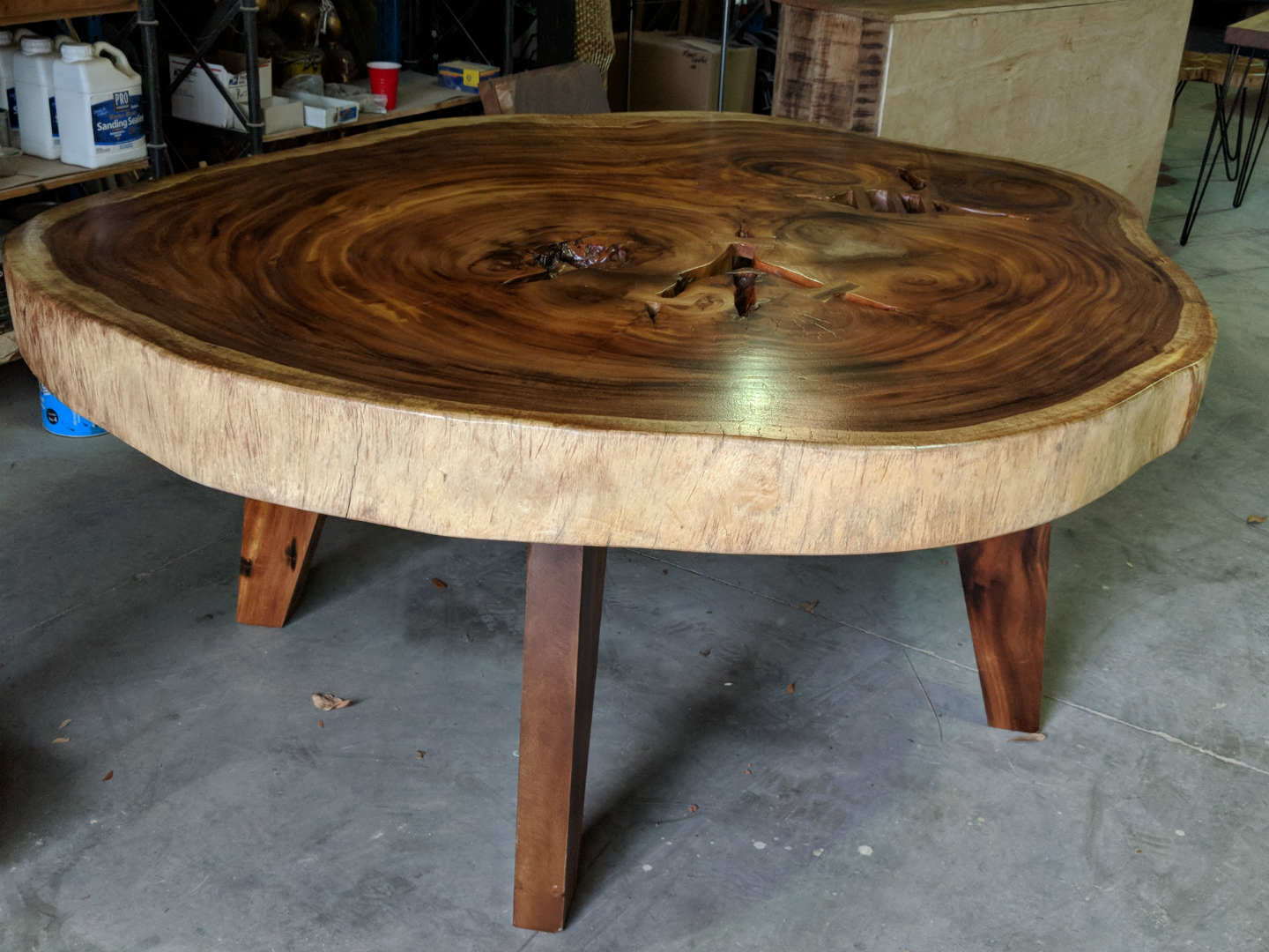 round slab dining tables decor direct whole live wood accent table you find just the right already finished and ready otherwise can choose your own edge slabs style them for sofa