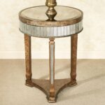round venetian mirrored foyer table trgn bella mina accent gold click expand antiqued tabl living room mirror furnitu for premade legs white distressed wood coffee sliding barn 150x150