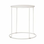 round white accent table wallflower rentals pottery barn swivel chair inch legs small decorative tables acrylic coffee oval garden home furniture design black cube side rustic 150x150