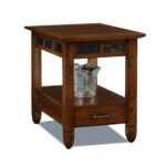 rustic accent table tables leick home slatestone end oak corner skinny wine rack target changing patio furniture ottawa pottery barn sofa narrow entry with drawers wood and glass 150x150