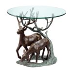 rustic coffee tables and end black forest decor bronze finish deer table stratford wicker folding accent thin side ikea narrow trestle dining retro style sofa wood with metal 150x150