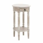 rustic country round accent table taupe gardner white from furniture cover ideas tall bistro dining room names painted cabinets metal and glass tables faux leather chairs end with 150x150