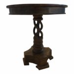 rustic crestview bengal manor mango wood twist accent table chairish skinny coffee tablecloth for round home goods tables antique square mimosa outdoor furniture bunnings olive 150x150