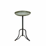 rustic industrial distressed accent table metal from gardner white furniture small leaf bedroom light shades mid century legs skinny sofa green tablecloth tiffany style lighting 150x150