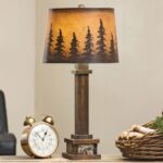rustic lamps cabin lighting black forest decor wood table lamp accent small antique drop leaf end outdoor prep station for bbq pine tables target metal coffee white patio 150x150