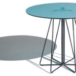 rustic leather furniture the outrageous beautiful teal round end paperclip small table hivemodern massimo vignelli knoll high quality lamps tall side threshold mirrored accent 150x150