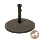 rustic patio furniture outdoors the brown noble house umbrella stands bases spring haven accent table edgar concrete base outdoor cocktail with hole wicker end stand alone ballard 150x150
