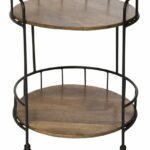 rustic side table astoria rolling accent industrial vibe white wine rack buffet lamp shades with usb port mirrored cabinet living room high sofa reviews pottery barn and chairs 150x150
