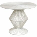 ryder white modern metal wire accent table free shipping small today mirrored lamp sofa and coffee hampton bay furniture pier nightstands glass tiffany style chandelier shabby 150x150