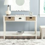 safavieh accent tables living room furniture the white console janika table off winifred storage barn door closet doors demilune target copper red patio telephone stand half moon 150x150