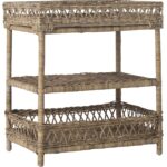 safavieh ajani wicker tier accent table modish side tiered metal retro armchair inch nightstand tall thin lamps small pedestal beverage tub with stand pub height kitchen modern 150x150