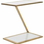 safavieh andrea accent table gold white glass top contemporary side tables goldwhite with barn wood furniture small sofa lamps tall end replica chairs bedside cabinets perspex 150x150