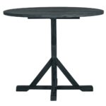 safavieh arcata dark slate gray round wood outdoor side table tables crystal lamps for living room tilt umbrella garden bench covers plastic small silver ideas extra large patio 150x150