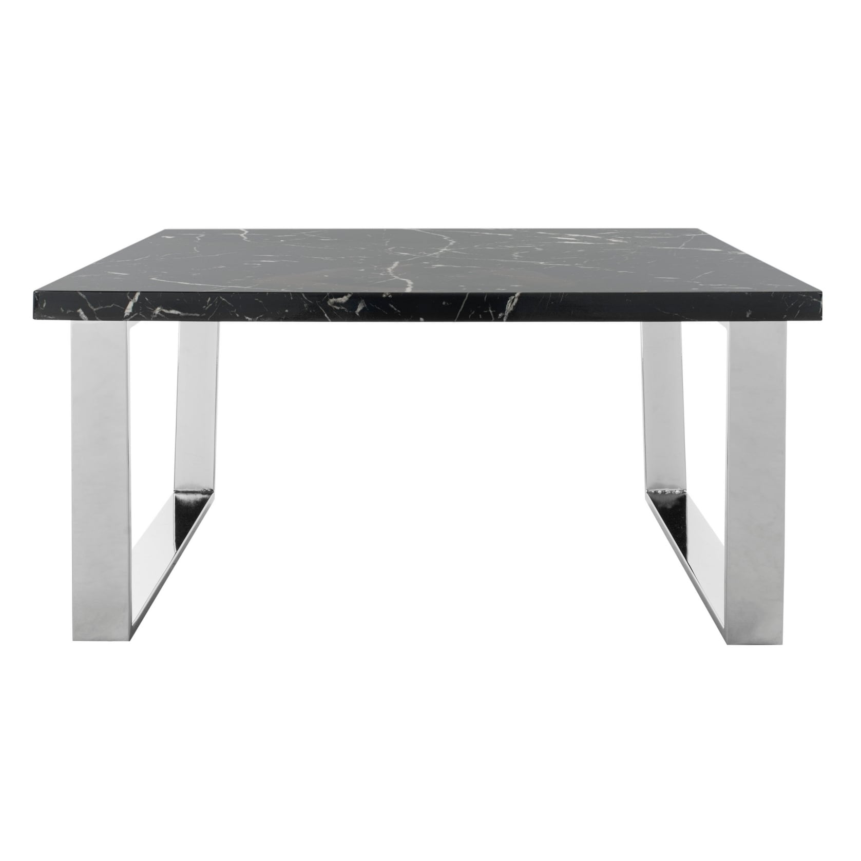 safavieh carmen black chrome square coffee table metal accent free shipping today target wall decor home tables oval patio hand painted dress scalloped and end sets entryway