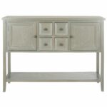 safavieh charlotte ash grey storage sideboard free janika accent table shipping today ashley furniture coffee set pottery barn wall desk jofran adjustable beds chair cover factory 150x150